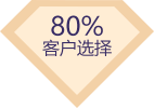 80%用户的选择
